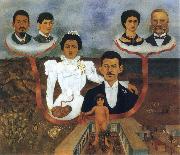 Frida Kahlo My Grandparent,My Parent and i oil painting artist
